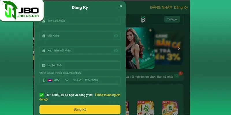 Những điều quan trọng không thể bỏ qua khi tạo tài khoản JBO